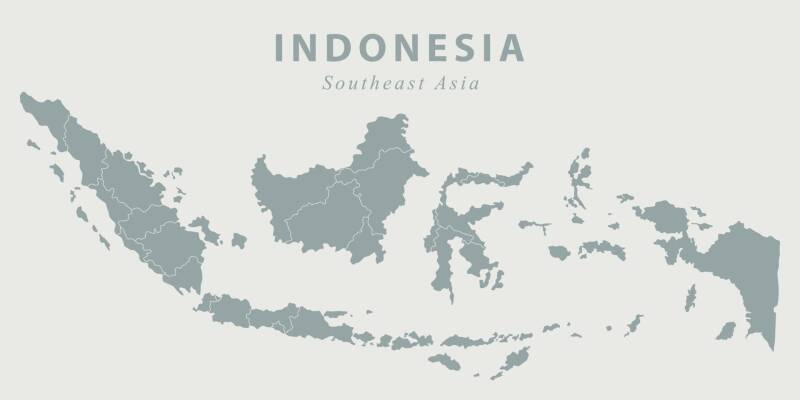  landkaart South-Eas-Asia