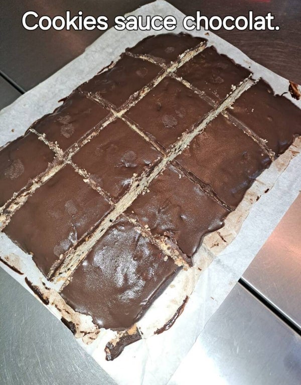 Cookies sauce chocolat