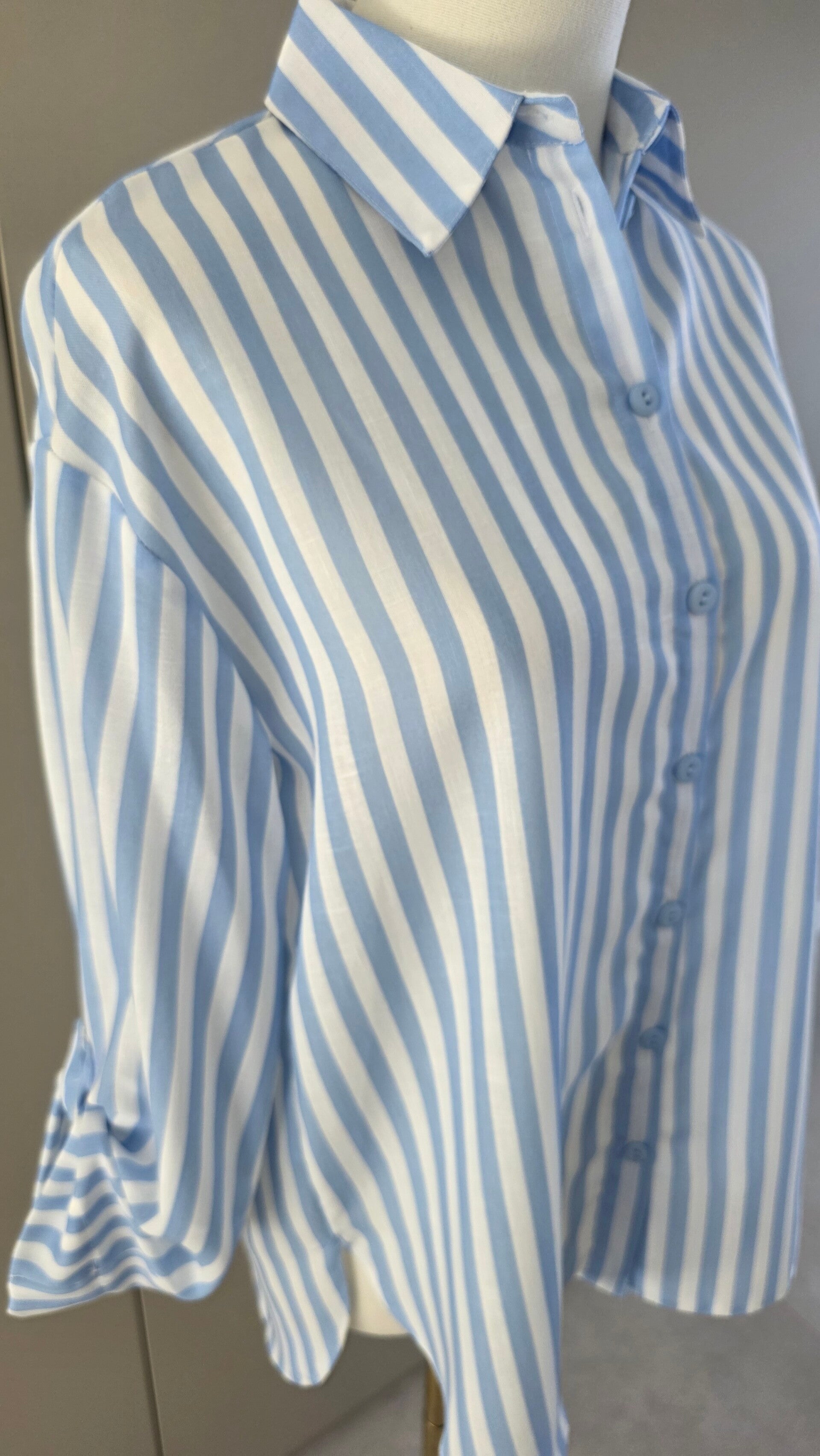 Leinenbluse „Stripe“ – 100% Leinen