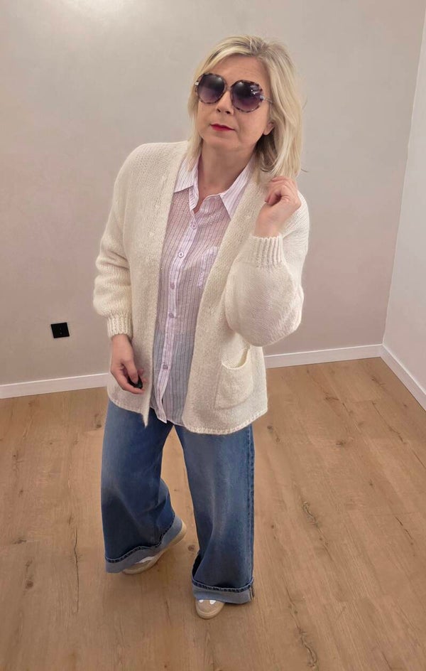 Kuschelige Strickjacke – weich & zeitlos