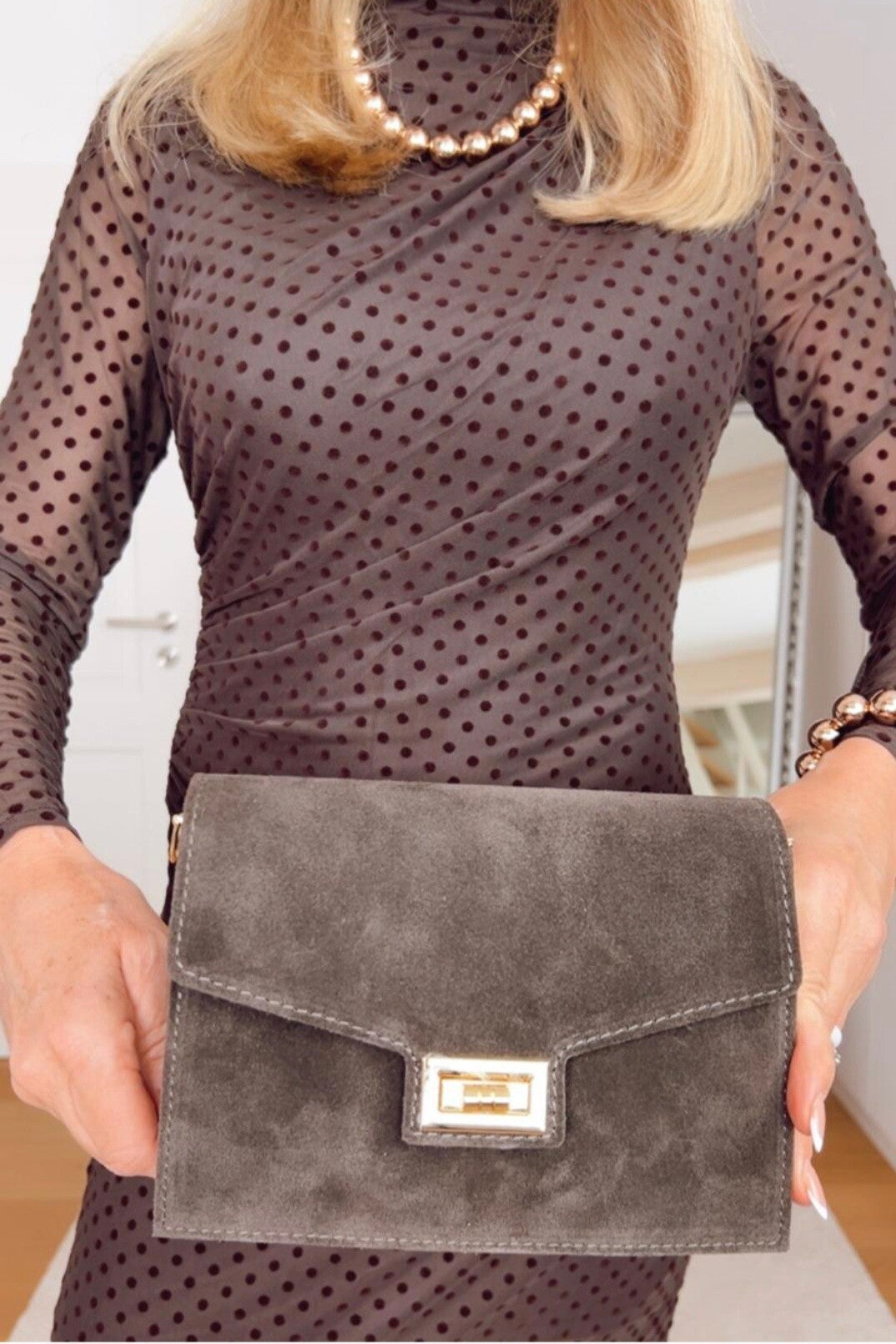 Wildleder-Tasche – stilvoll & zeitlos