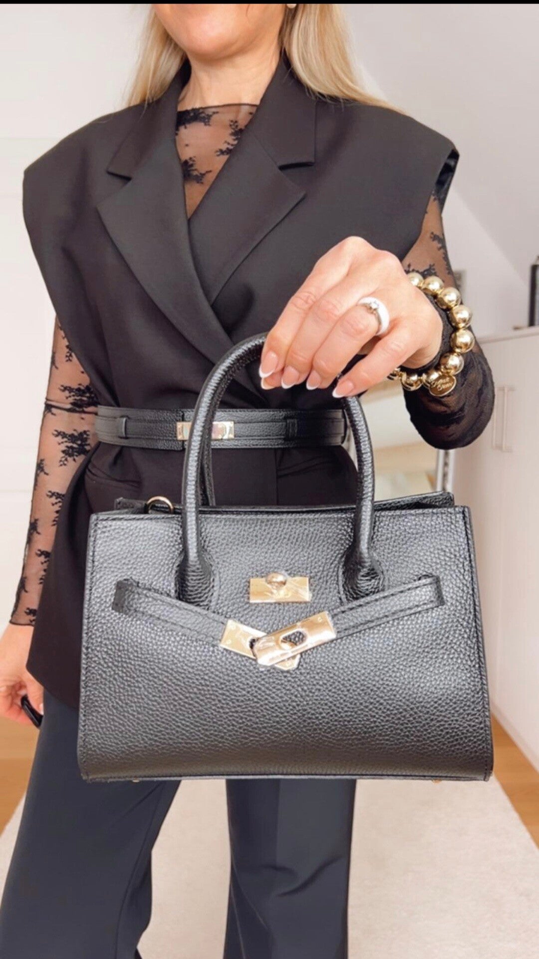 Leder-Handtasche – klassisch & zeitlos