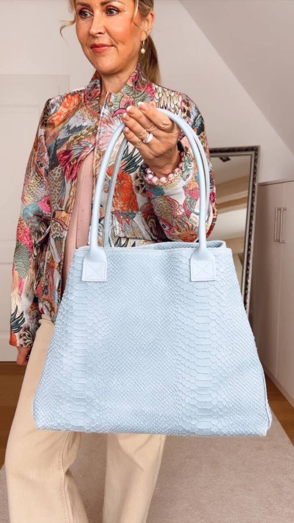 2-in-1 Ledertasche in 7 Farben – Shopper & Handtasche in einem