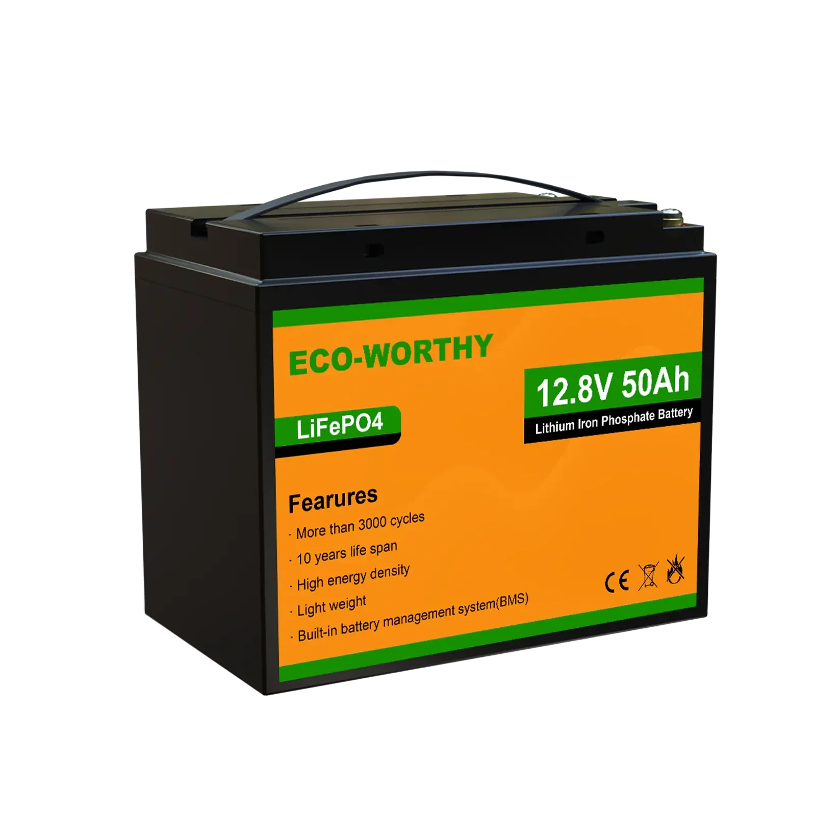 #ZB01 LiFePO4 50Ah 12V Lithium Batterie