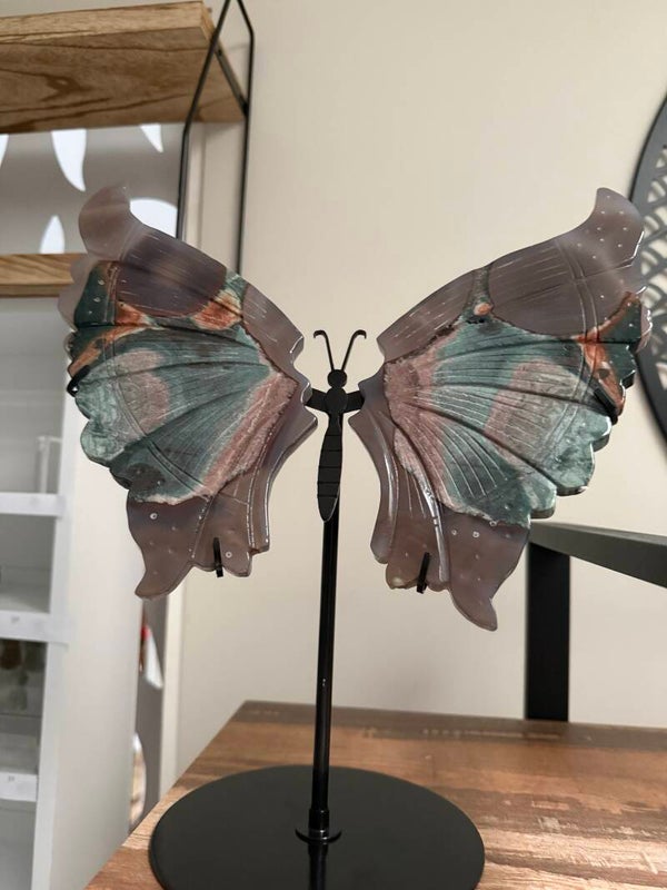 Extra Large Agate Butterfly Wings