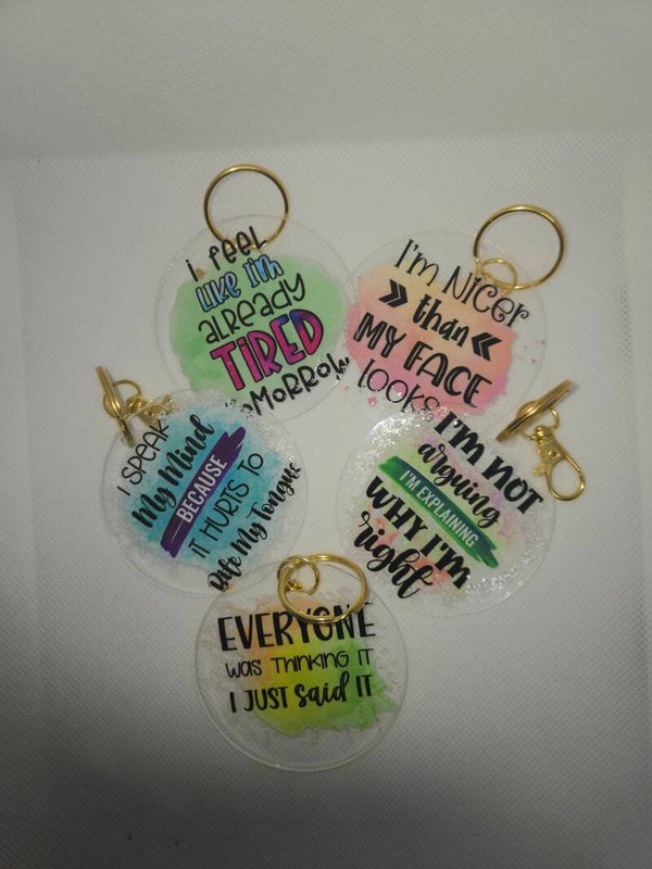 Designed Keychains
