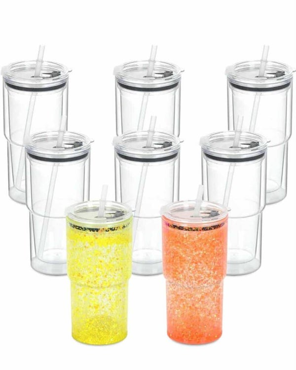 Snowglobe Tumblers sizes
