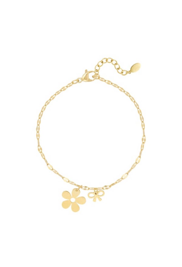 Armband Floral bowlicious - goud