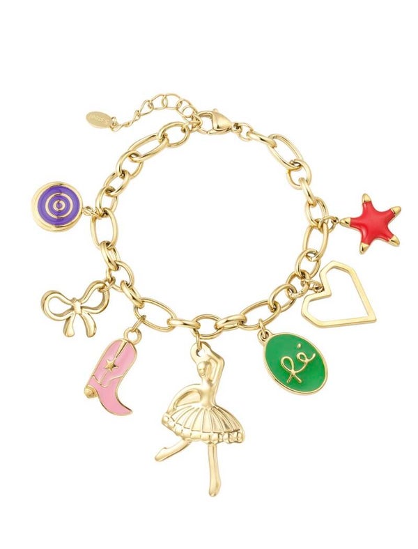 Armband ballerina charms