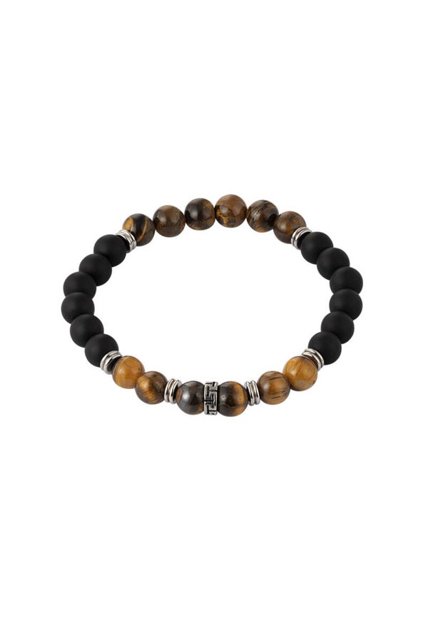 Armband zwart bruin
