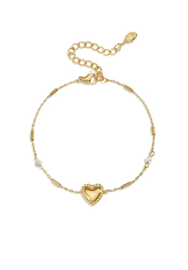Armband Hartje (nikkelvrij)