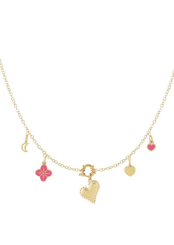 DIY ketting chuncky hart