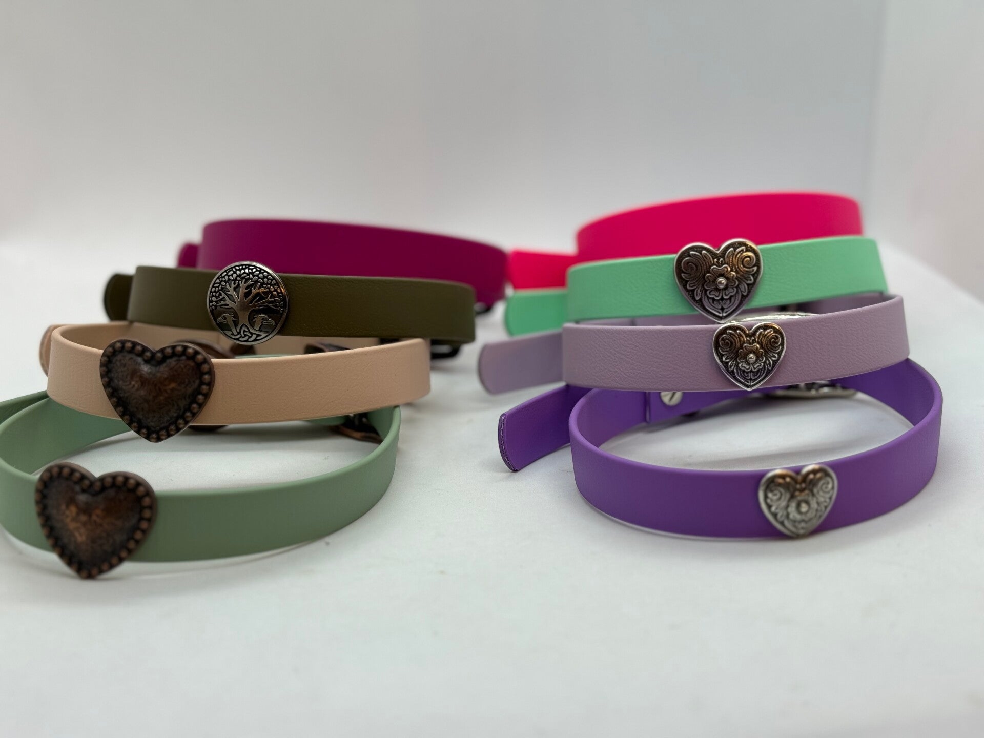 Biothane-Halsband in verschiedenen Farben 33-40cm