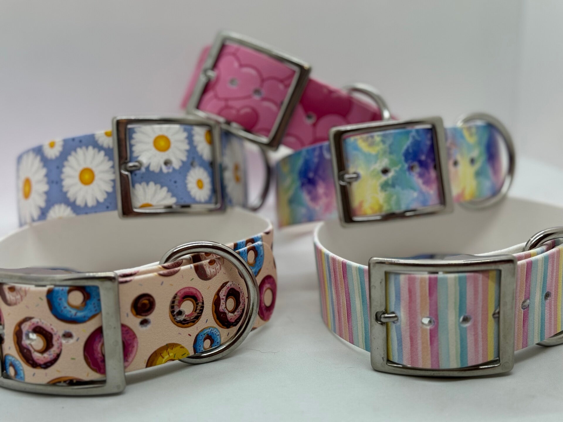 Bedrucktes Biothane-Halsband 37-43cm