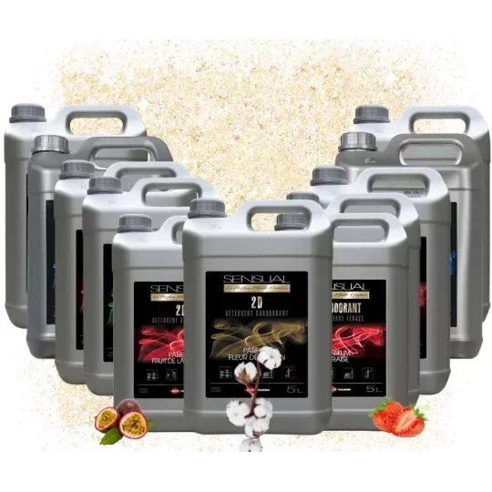Détergent désodorisant pour sols 2D SENSUAL 5 litres