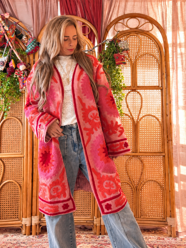 Suzani Velvet Jacket long Ltd.