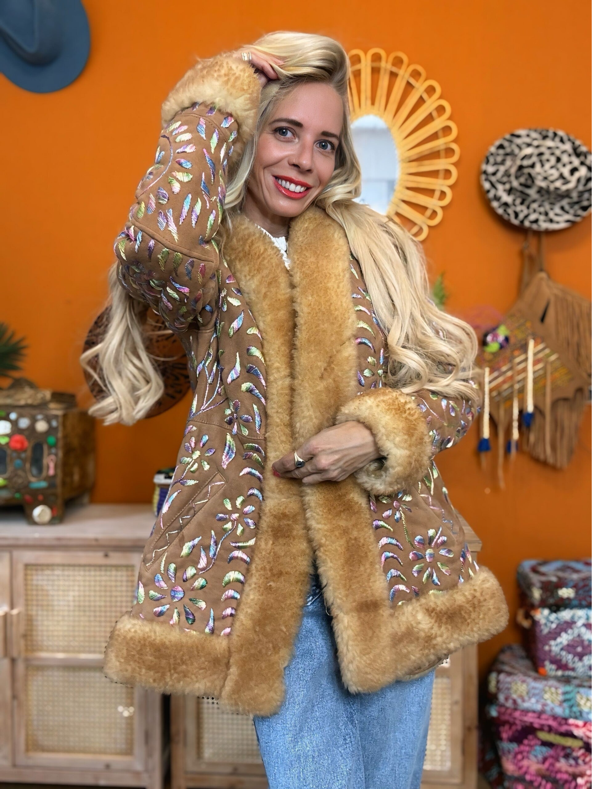 *AFGHAANSE EMBROIDERY JAS