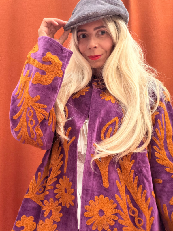 *Suzani velvet jacket_