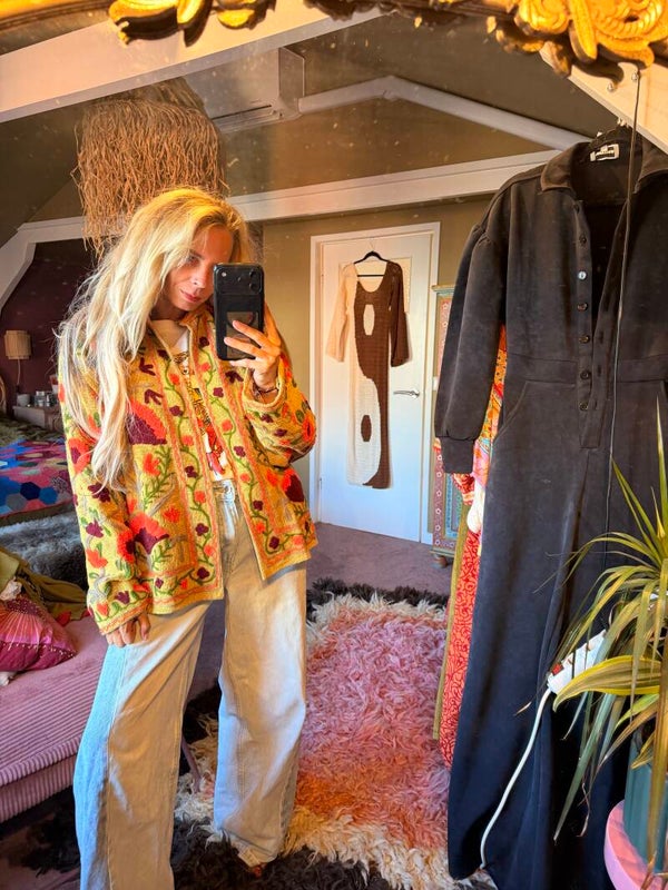 Suzani cotton jacket..