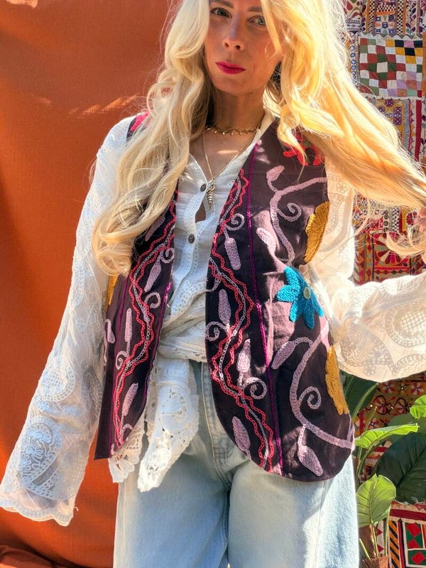 Suzani gilet_