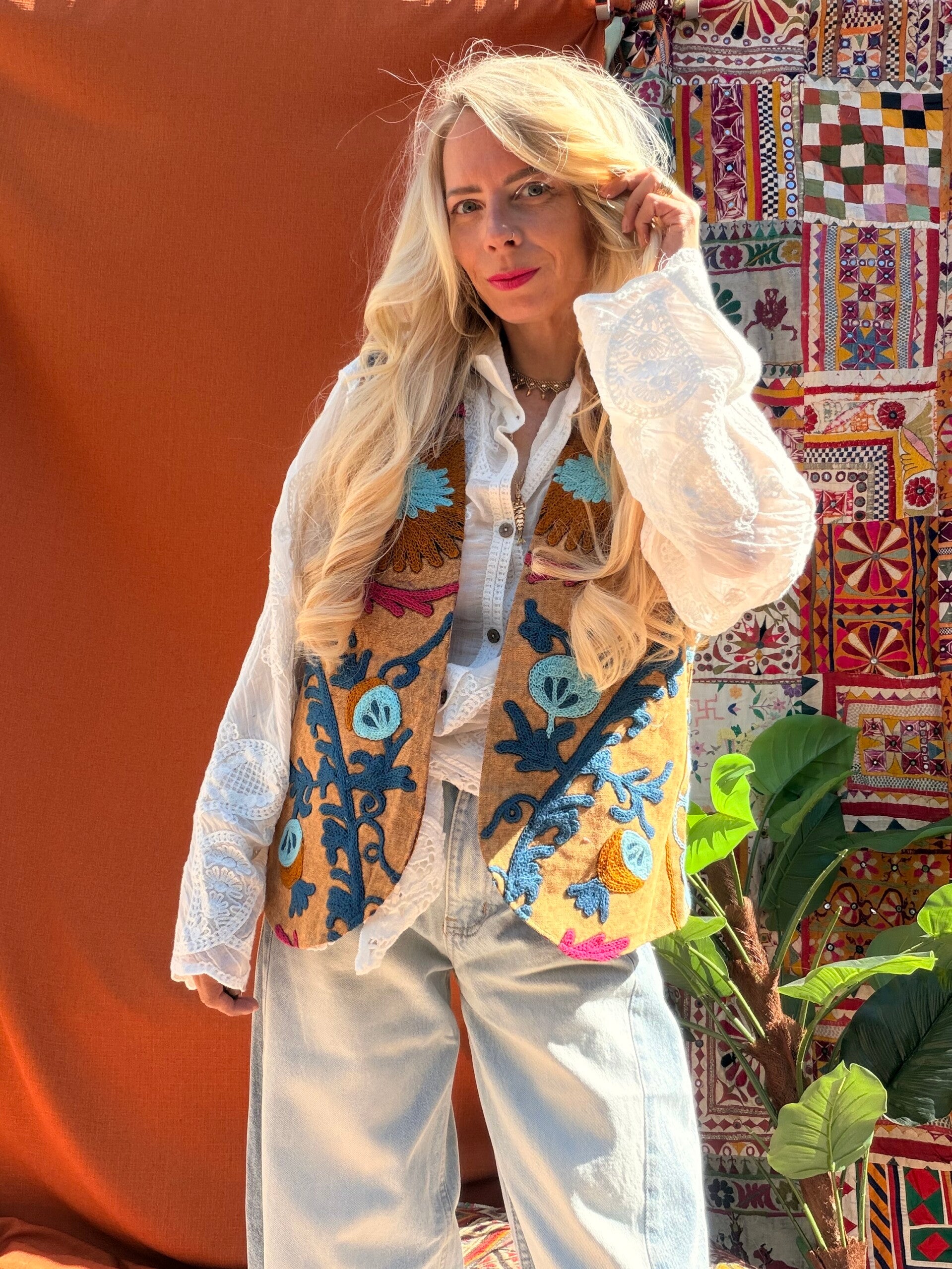 Suzani gilet_