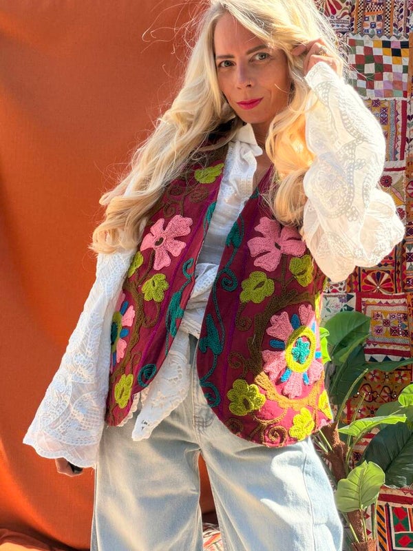 Suzani gilet_