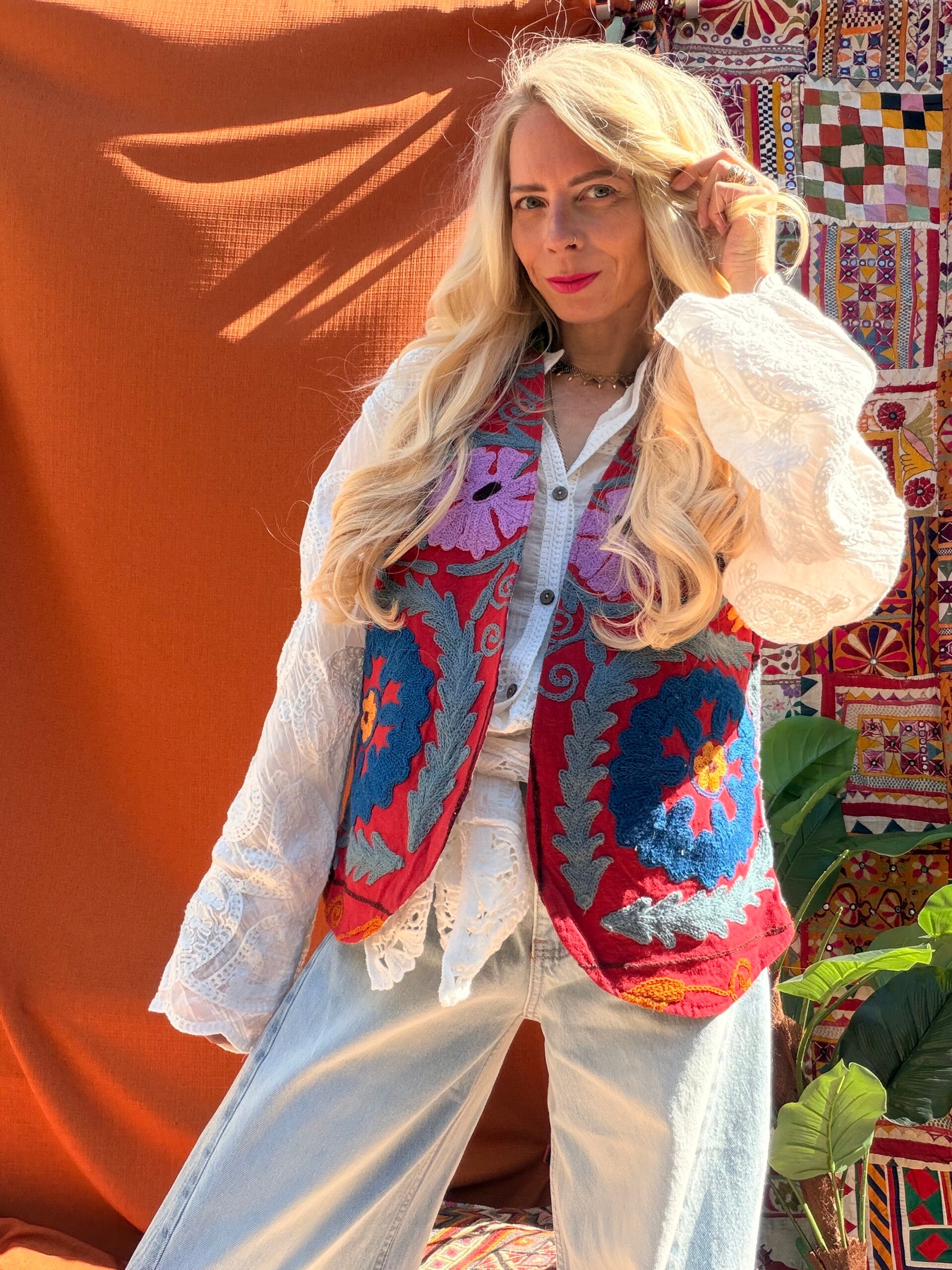 Suzani gilet_
