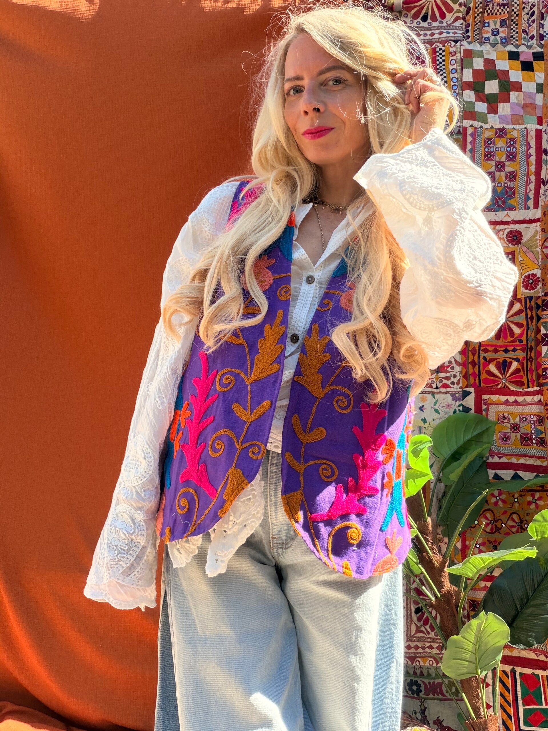 Suzani gilet_