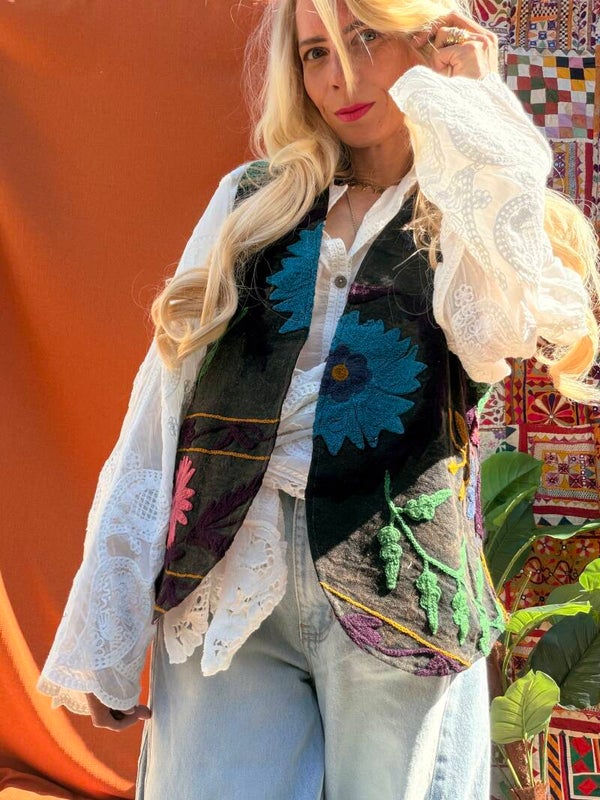 Suzani gilet_
