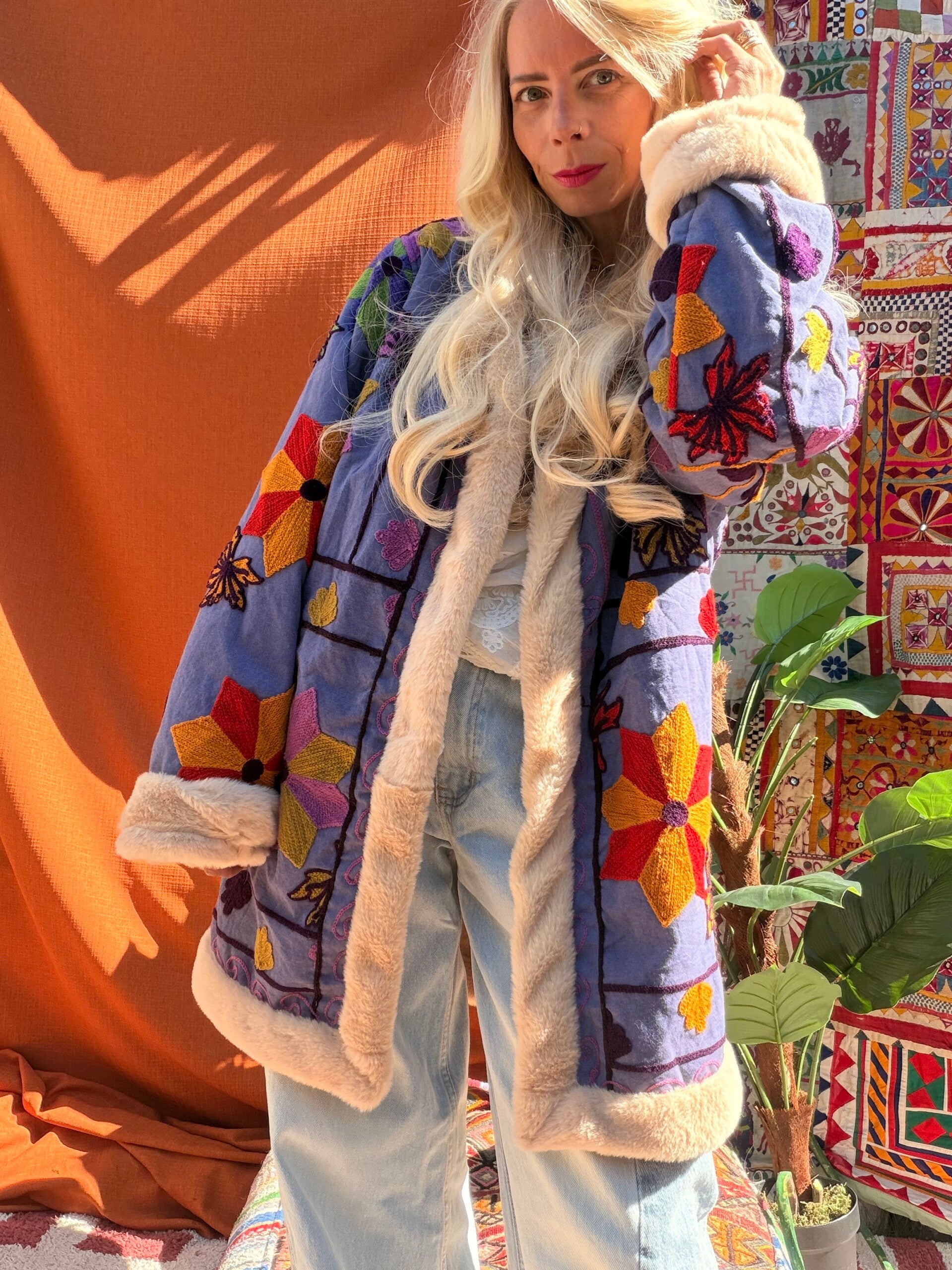 Suzani Teddy Jacket_