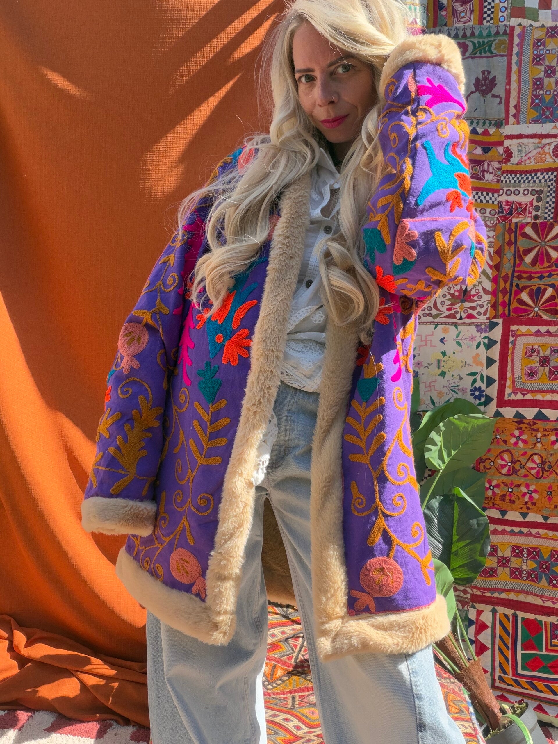 Suzani Teddy Jacket_