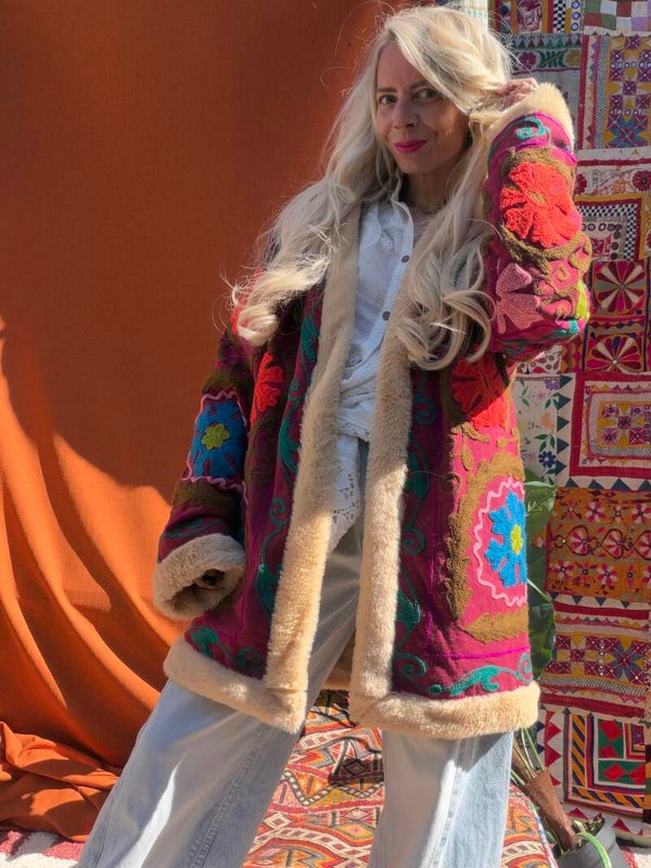 Suzani Teddy Jacket_