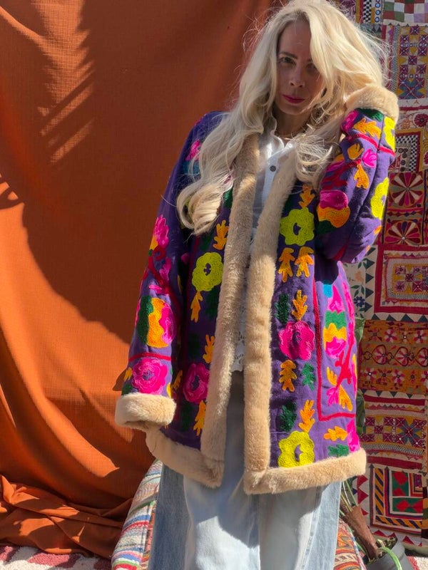 Suzani Teddy Jacket_