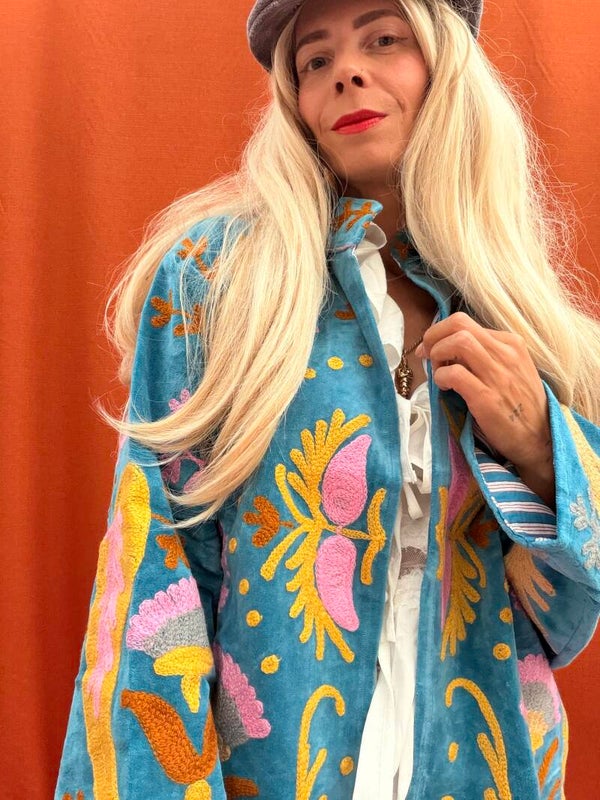 *Suzani velvet jacket_