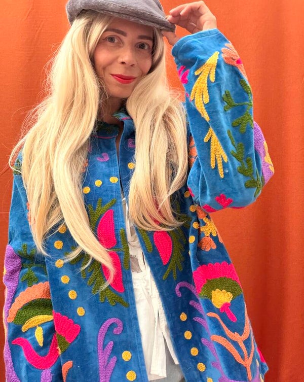 *Suzani velvet jacket_