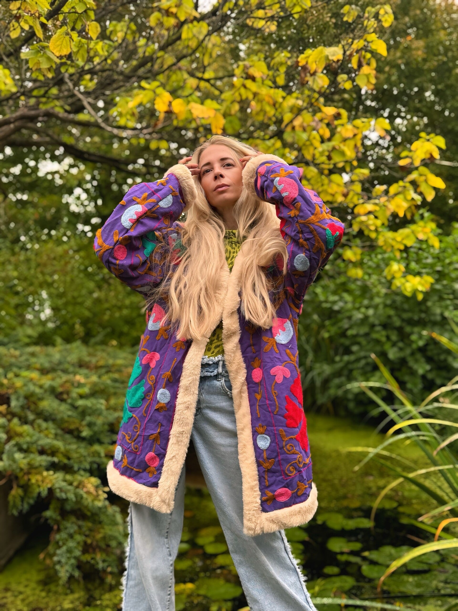 *Suzani Teddy Jacket