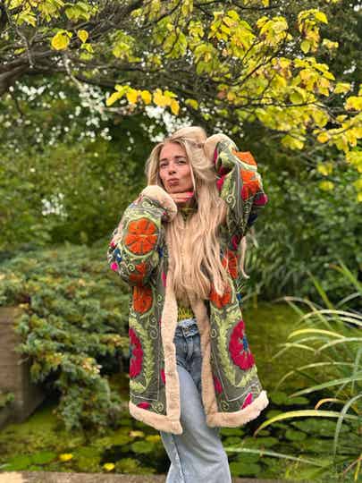 *Suzani Teddy Jacket