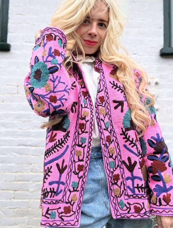 Suzani velvet jacket_