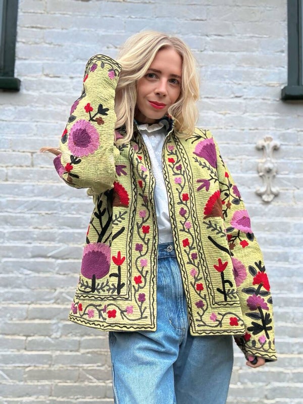 Suzani velvet jacket_