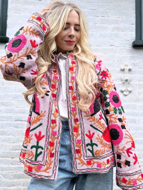 Suzani velvet jacket_