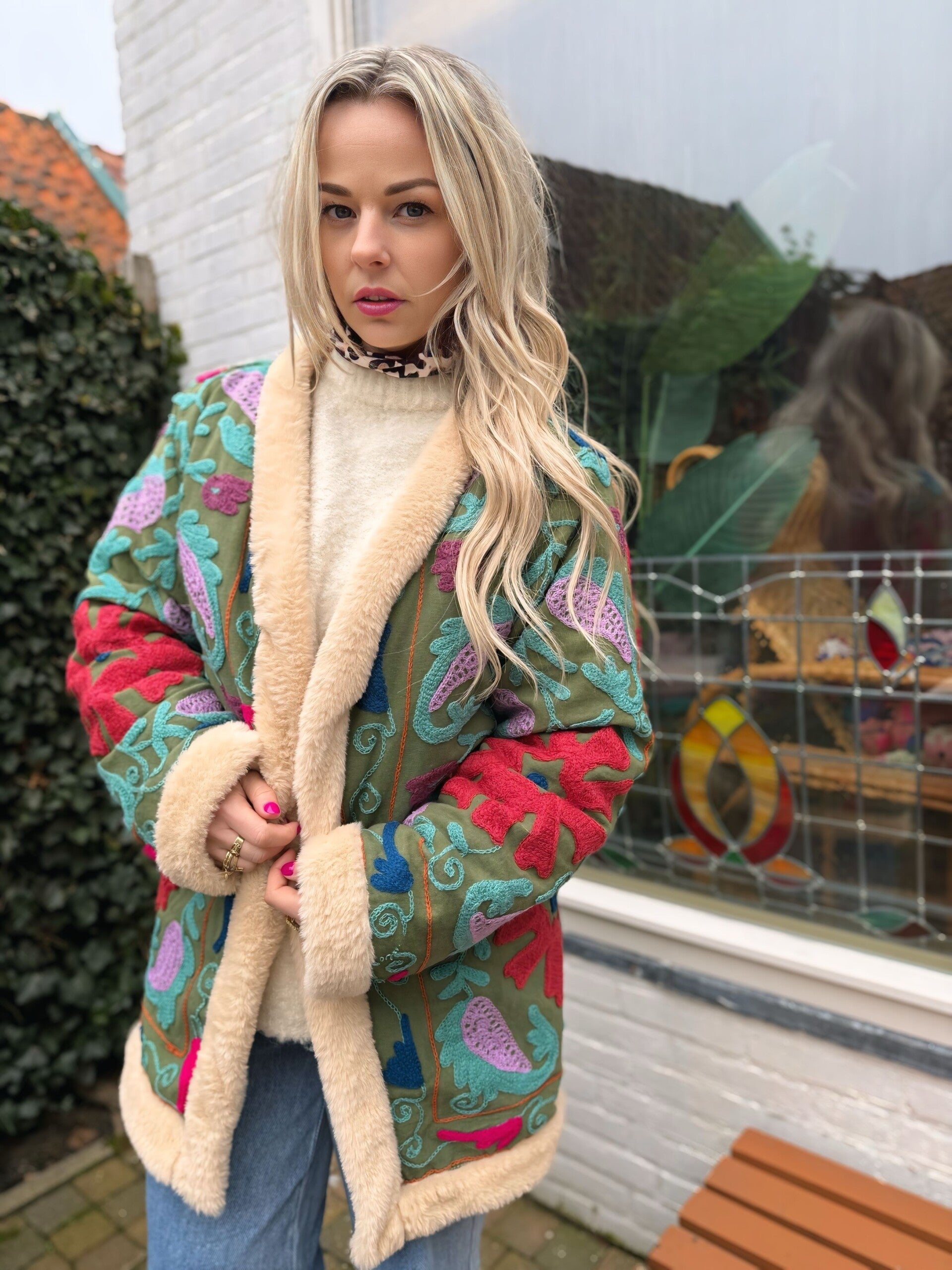 Suzani Teddy Jacket: