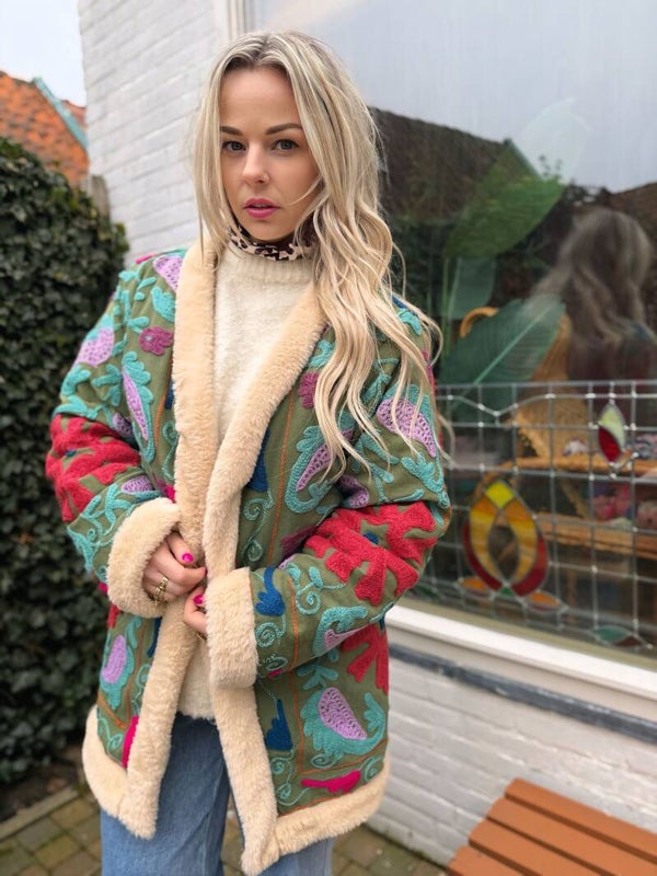 Suzani Teddy Jacket: