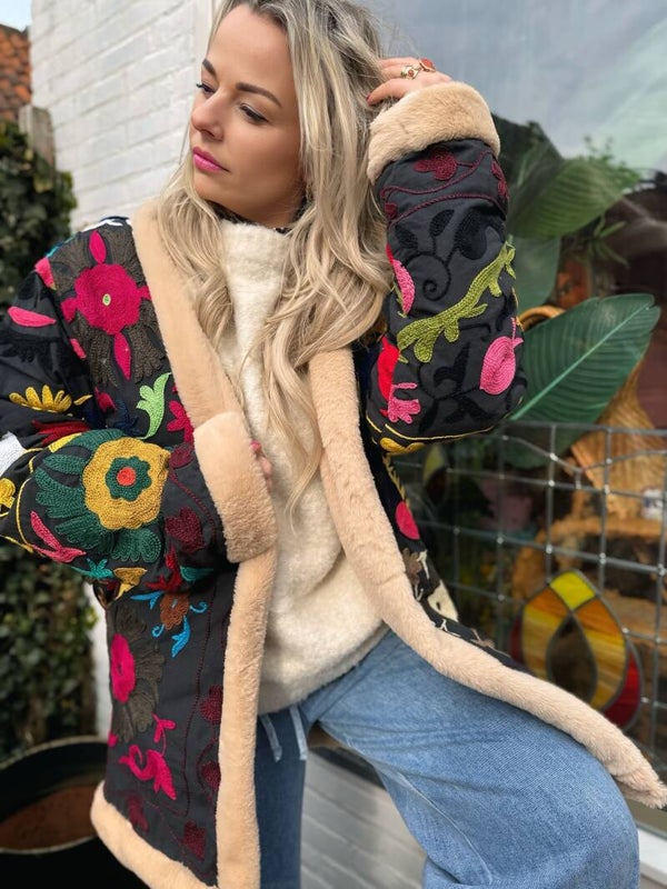 Suzani Teddy Jacket: