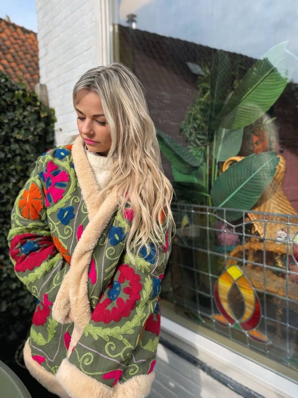 Suzani Teddy Jacket:
