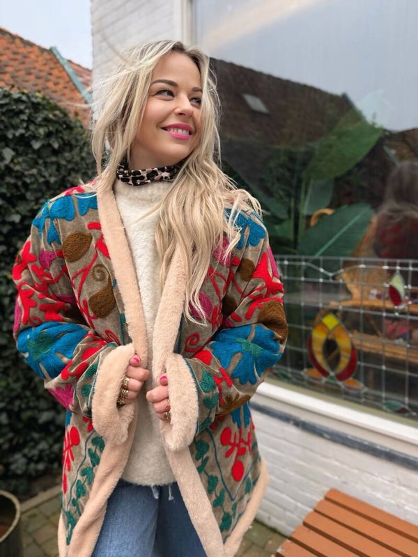 Suzani Teddy Jacket: