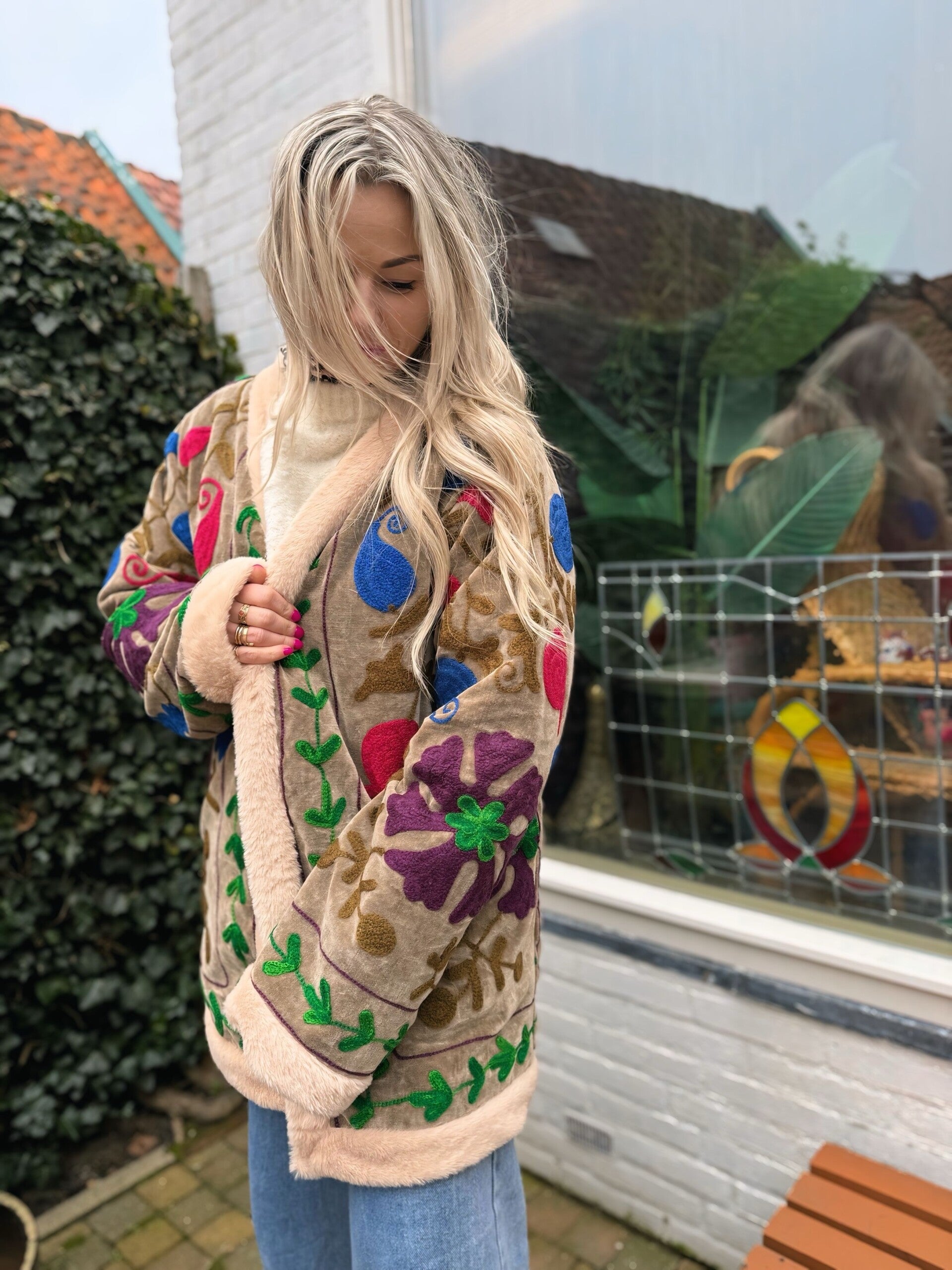 Suzani Teddy Jacket: