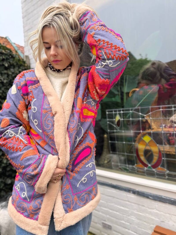 Suzani Teddy Jacket: