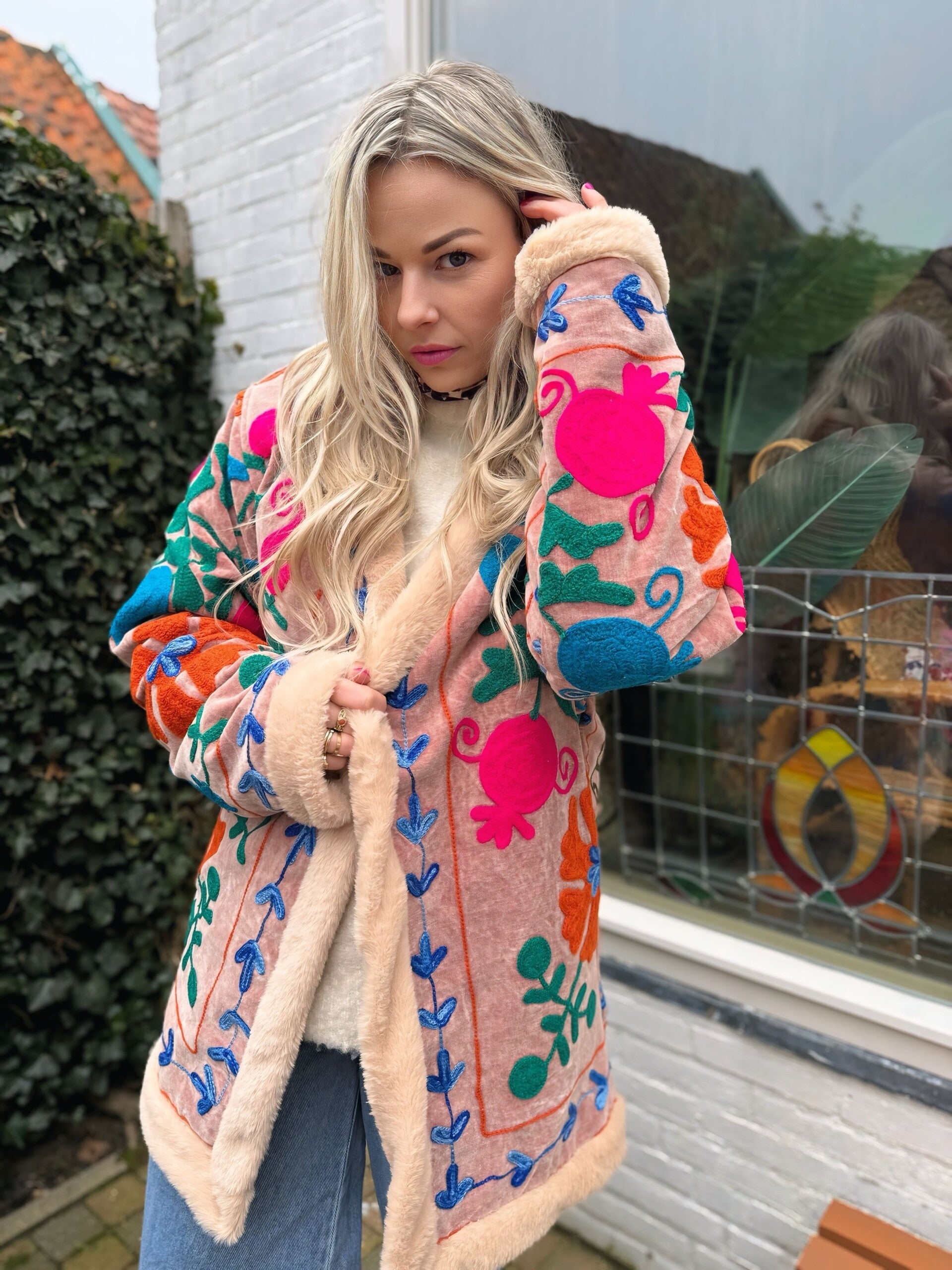 Suzani Teddy Jacket: