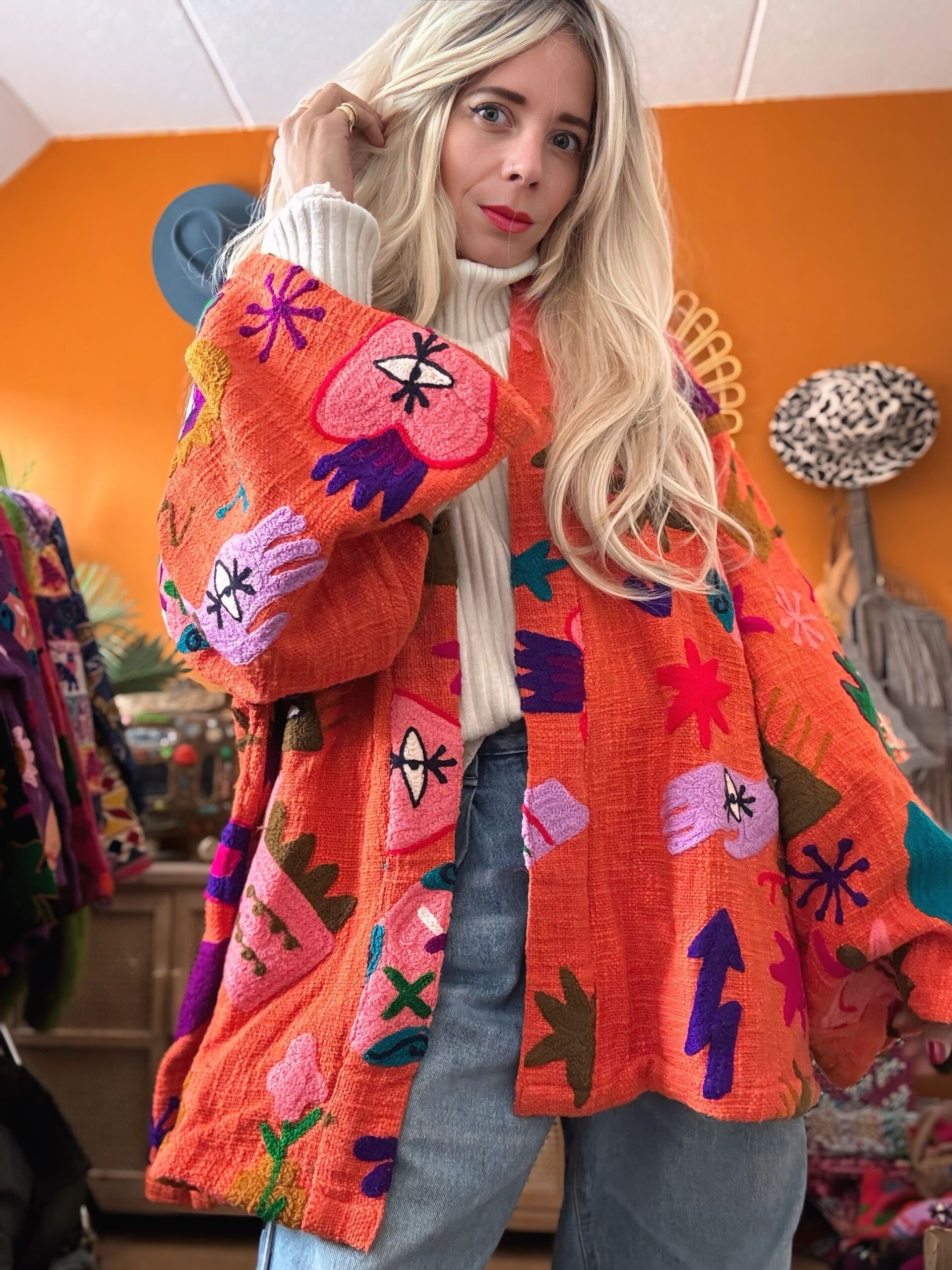 DHRUVI JACKET oranje