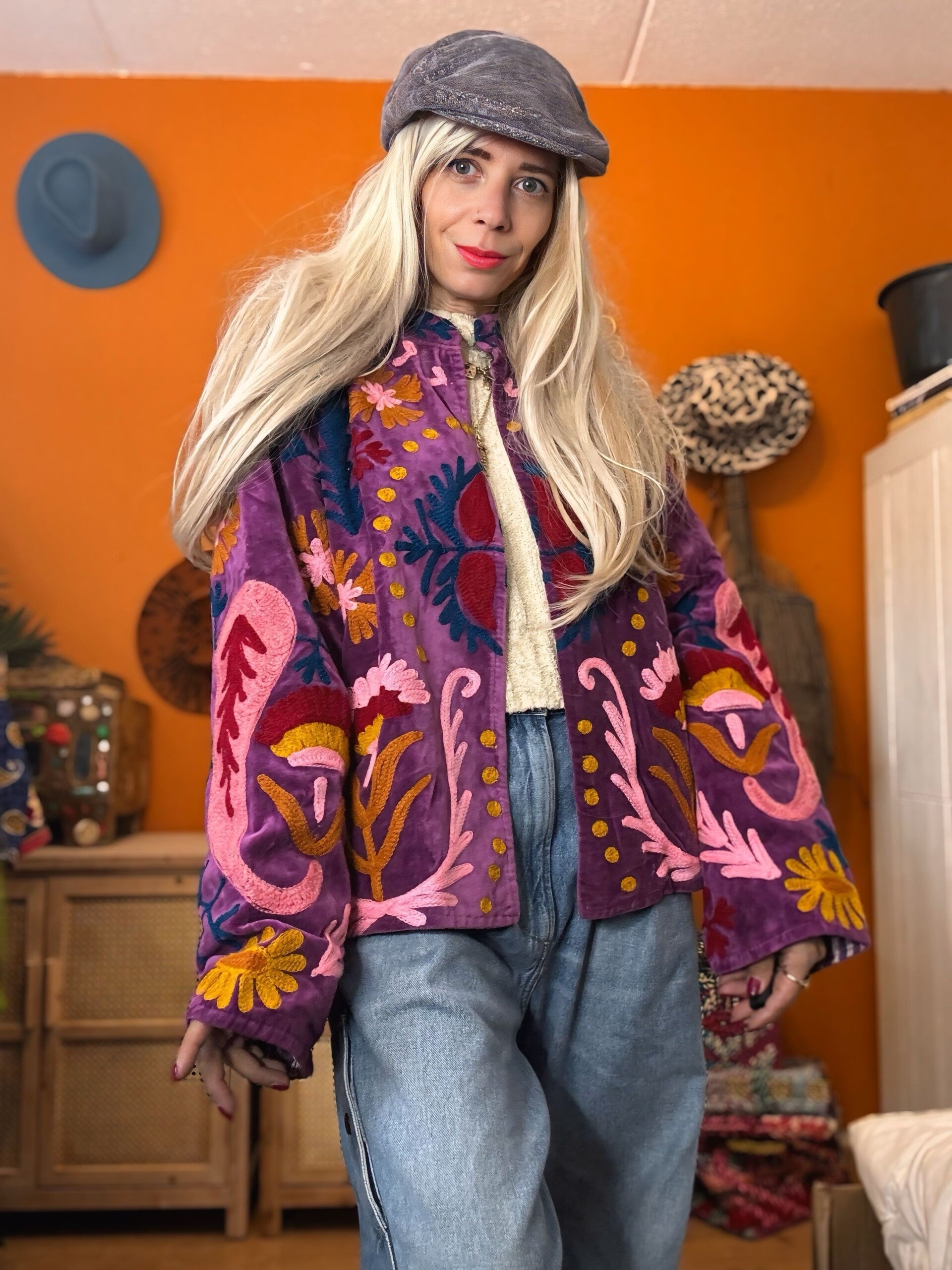 *Suzani velvet jacket